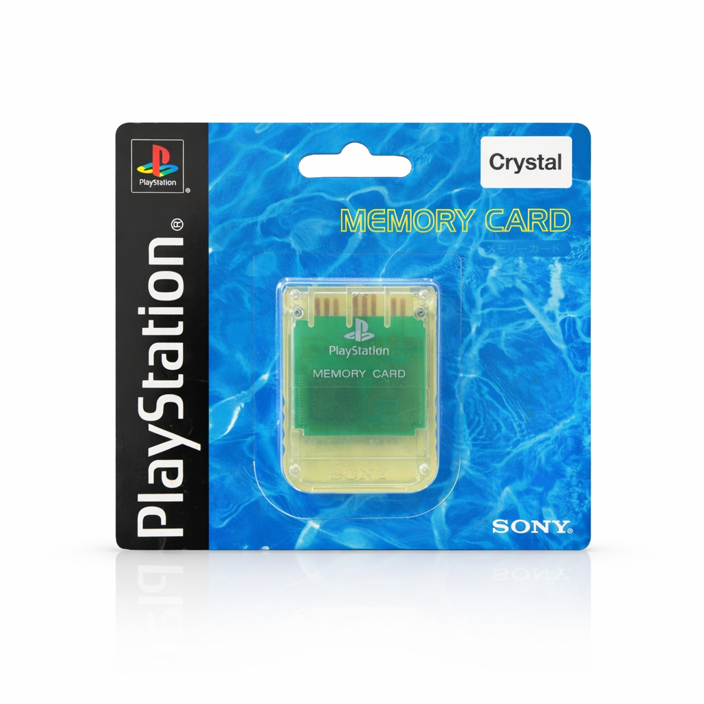 PS1 Sony Memory Card Clear SCPH 2010 Accessory