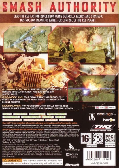 Red Faction: Guerrilla – Xbox 360
