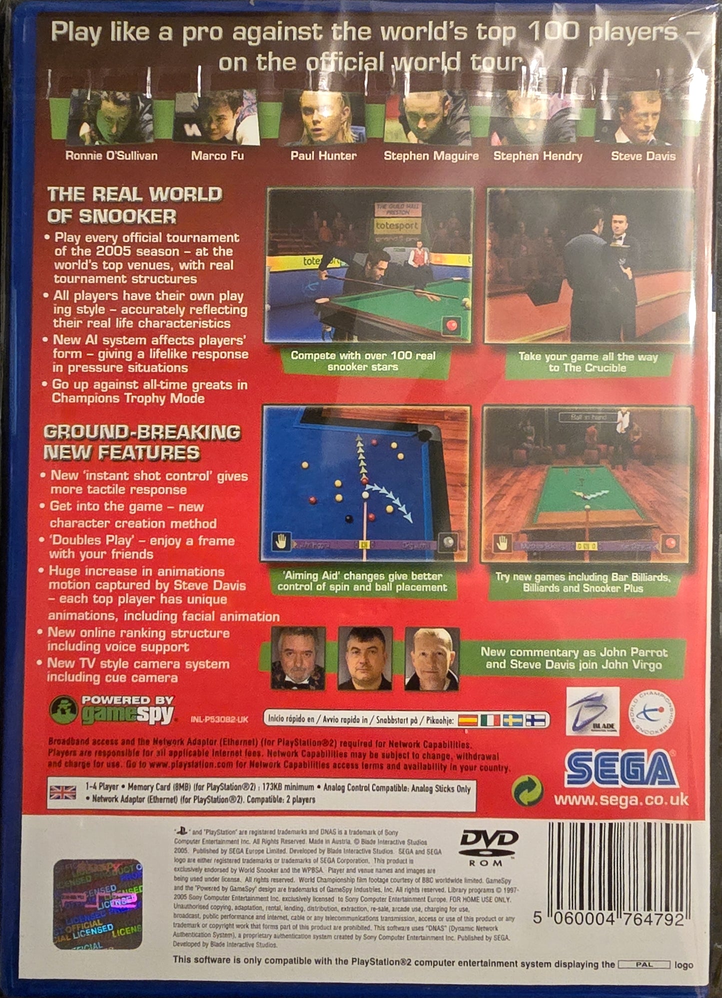 World Championship Snooker 2005 – PlayStation 2
