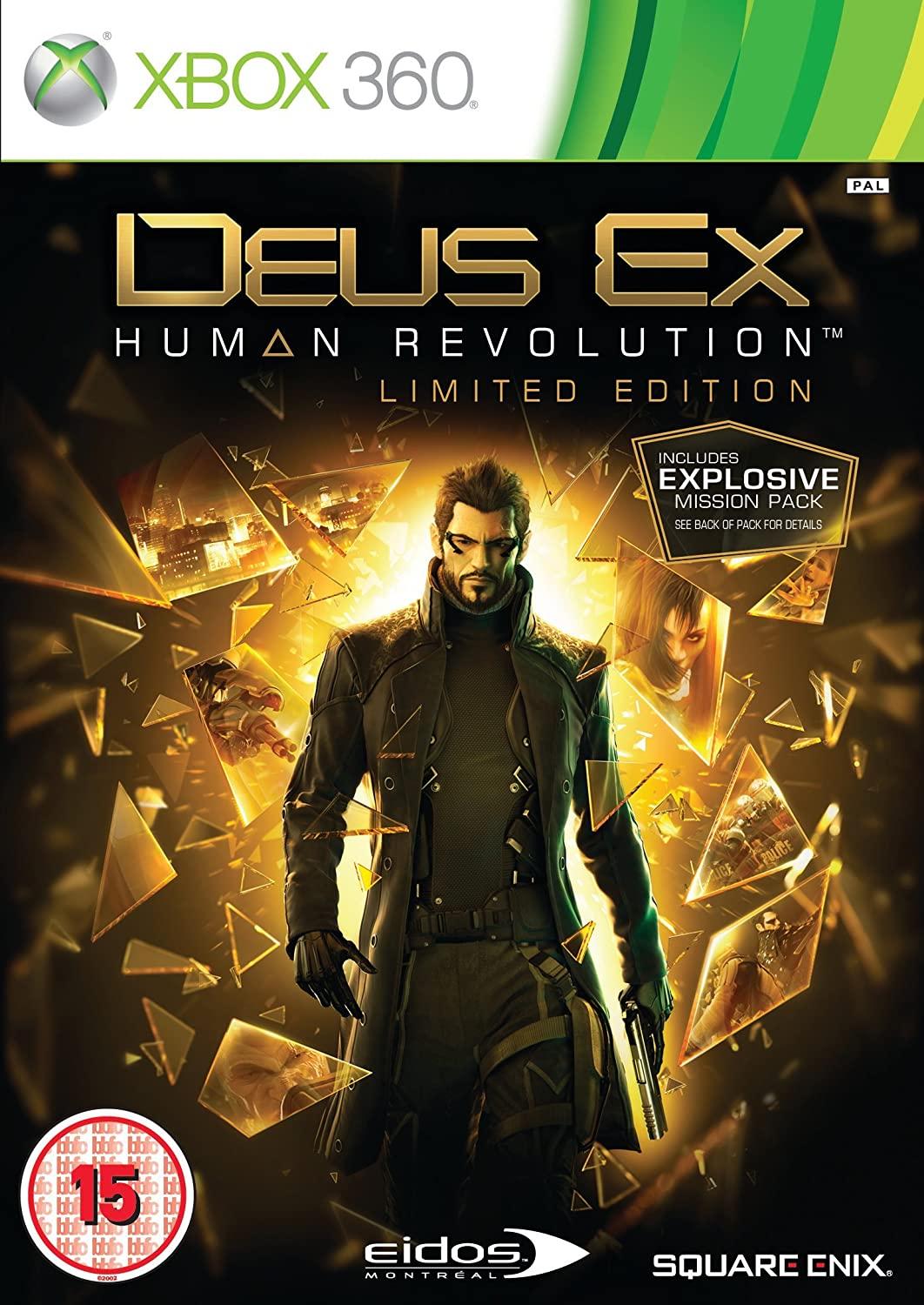 Deus Ex: Human Revolution Limited Edition – Xbox 360 Action RPG Game