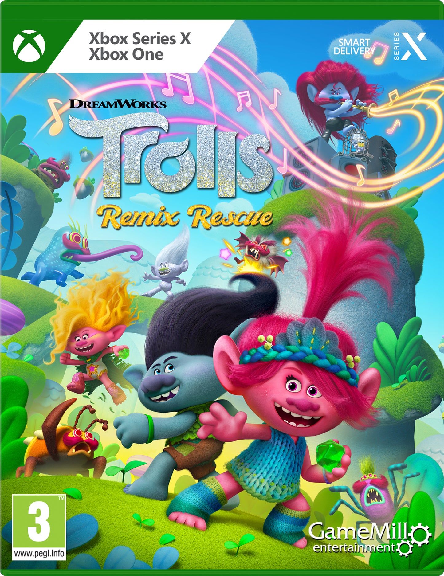 Trolls Remix Rescue â Xbox Series X / Xbox One Family Adventure Game