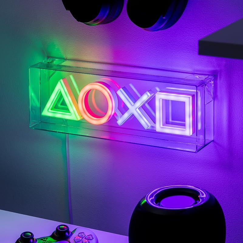 PlayStation Icons LED Neon Light Officially Licensed Light Sign