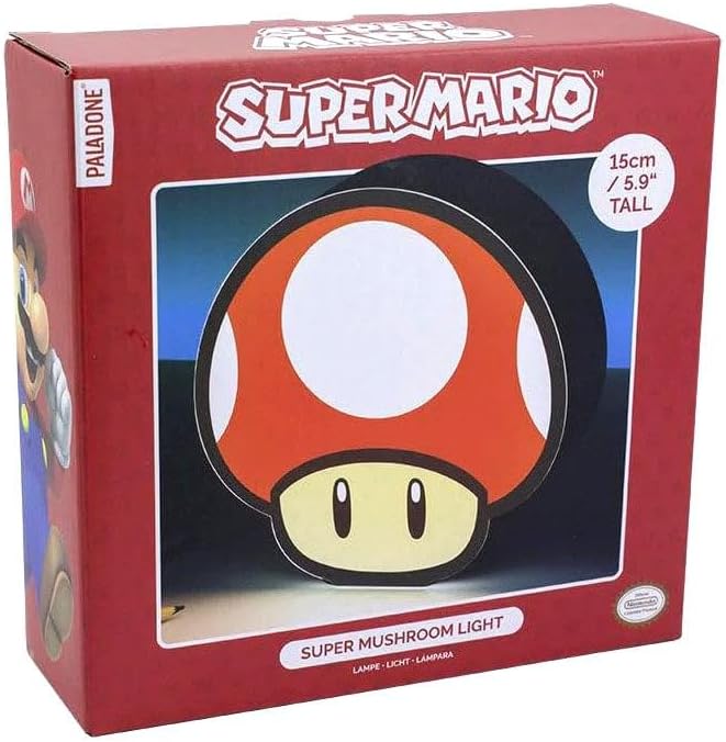 Super Mushroom Box Light Officially Licensed Super Mario