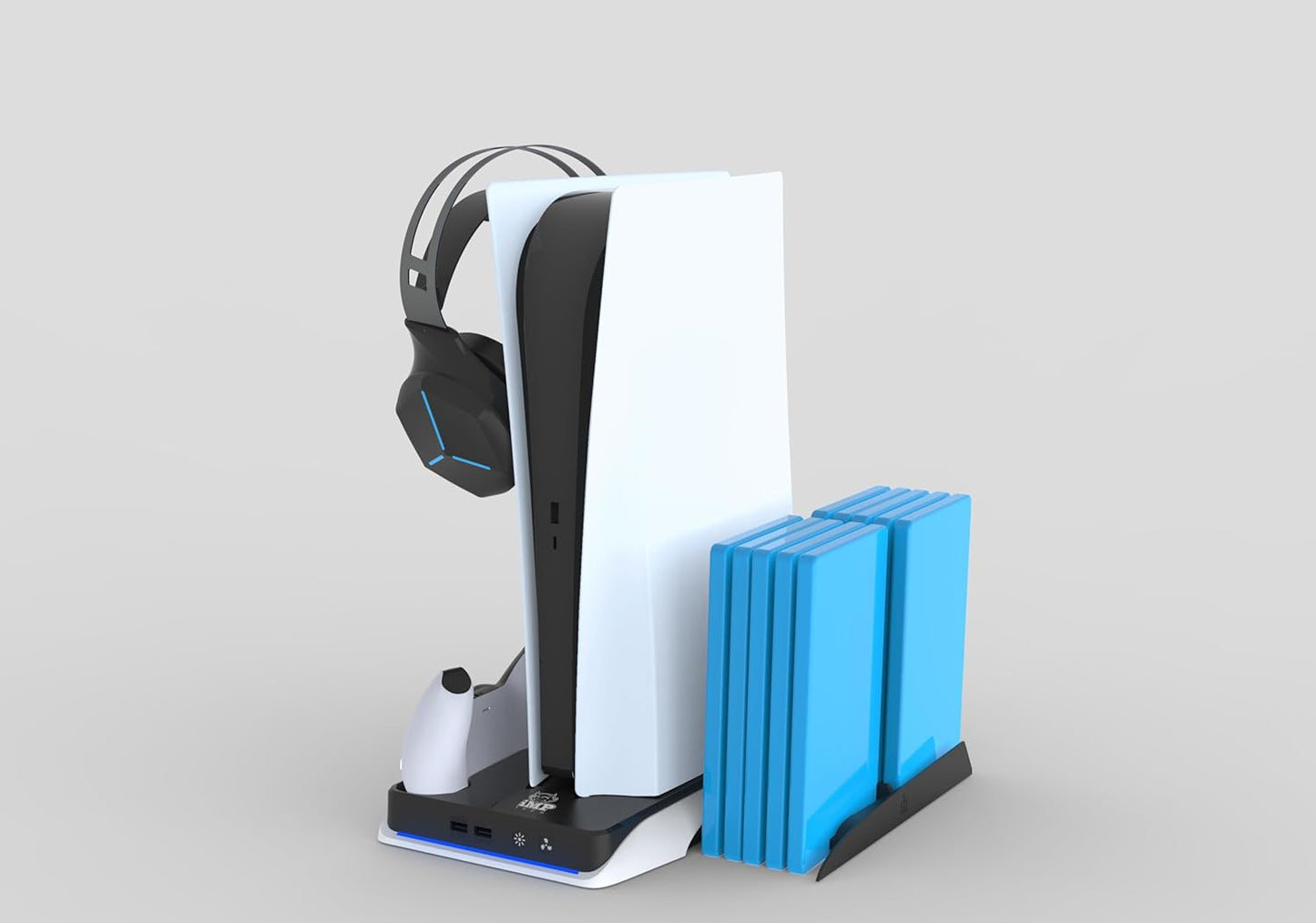 Imp Gaming DLX LED Twin Charging Tower Inc Cooling Fans & Game Storage Stand –