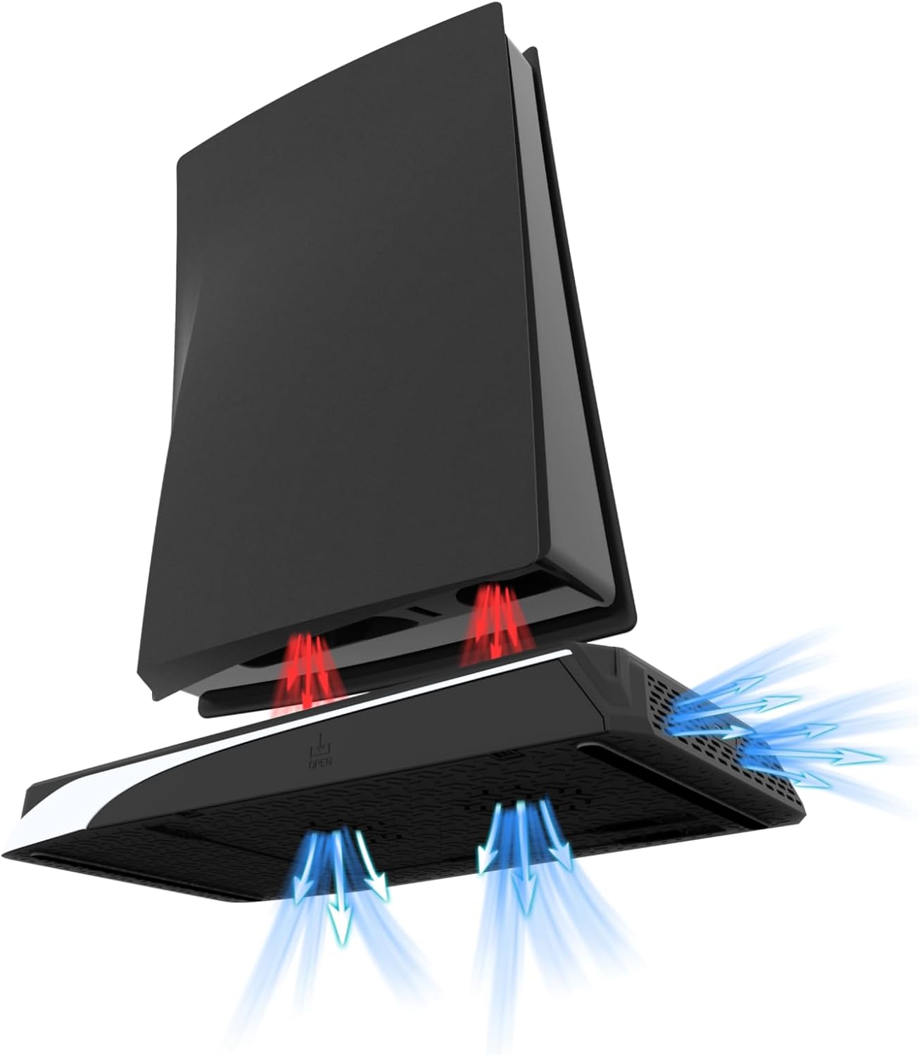 Imp Gaming DLX LED Twin Charging Tower Inc Cooling Fans & Game Storage Stand –