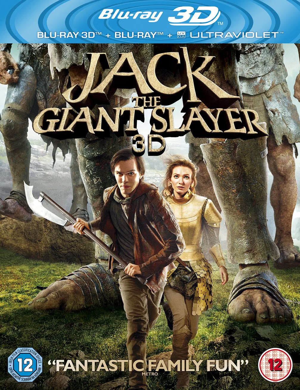 Jack the Giant Slayer Blu-ray 3D + Blu-ray Fantasy Adventure Nicholas Hoult