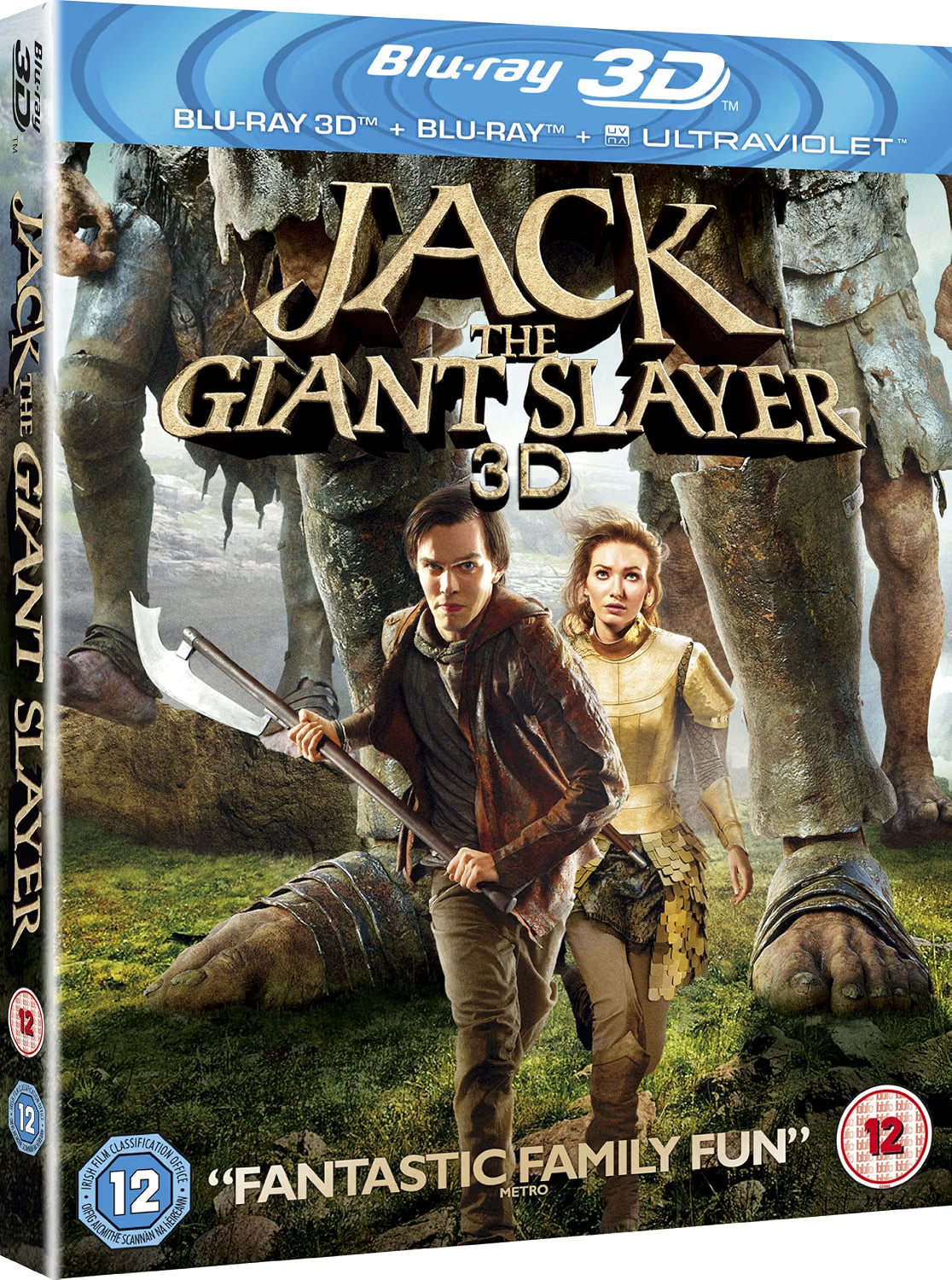 Jack the Giant Slayer Blu-ray 3D + Blu-ray Fantasy Adventure Nicholas Hoult
