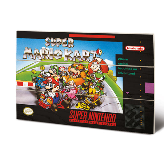Super Nintendo (Super Mario Kart) Wall Art Platform