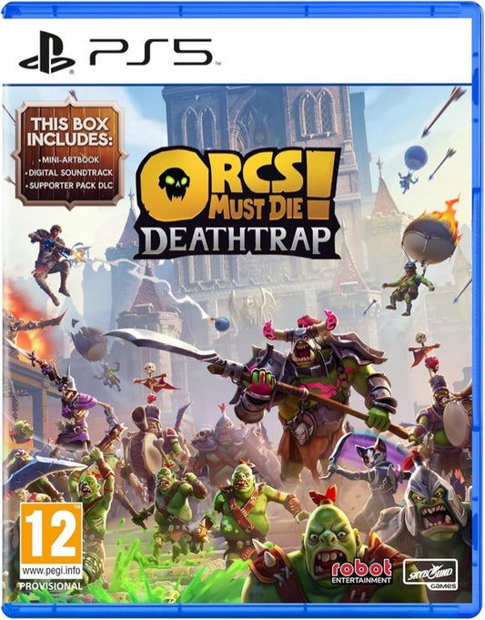 Orcs Must Die! Deathtrap – PlayStation 5 Tower Defense Action Game