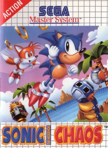 Sonic the Hedgehog: Chaos – Sega Master System 8 Bit Platformer Game