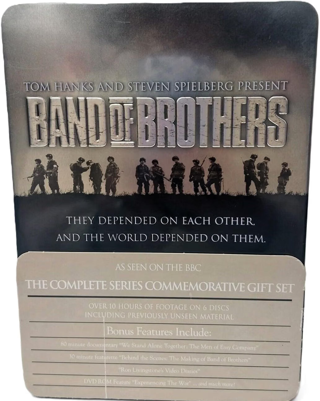 Band of Brothers – DVD Steelbook Edition WWII War Drama Steven Spielberg Tom Hanks HBO