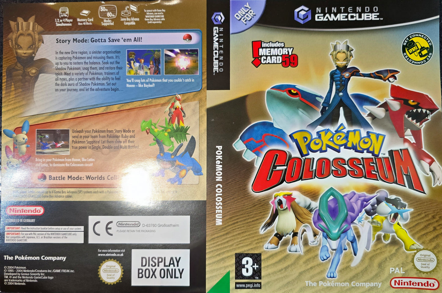 Pokémon Colosseum Promotional Display Material – Rare Gaming Collectible
