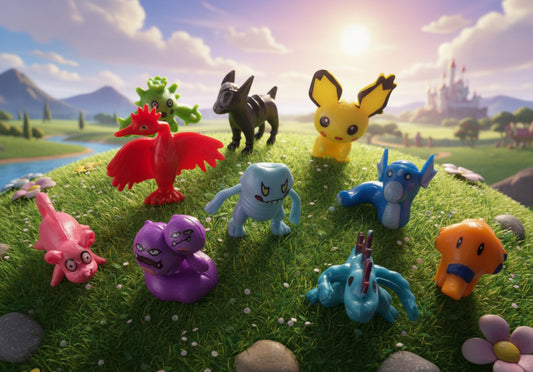 Pokémon Anime Figures Blind Bag 10 Random PVC Collectable Mini Figures 2–3 cm