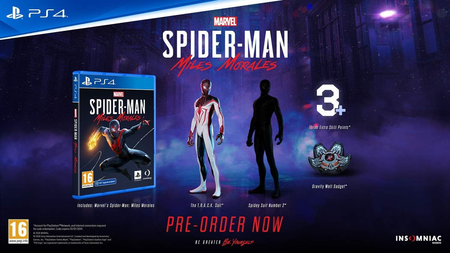Marvel's Spider Man: Miles Morales – PlayStation 4  Action Adventure Game