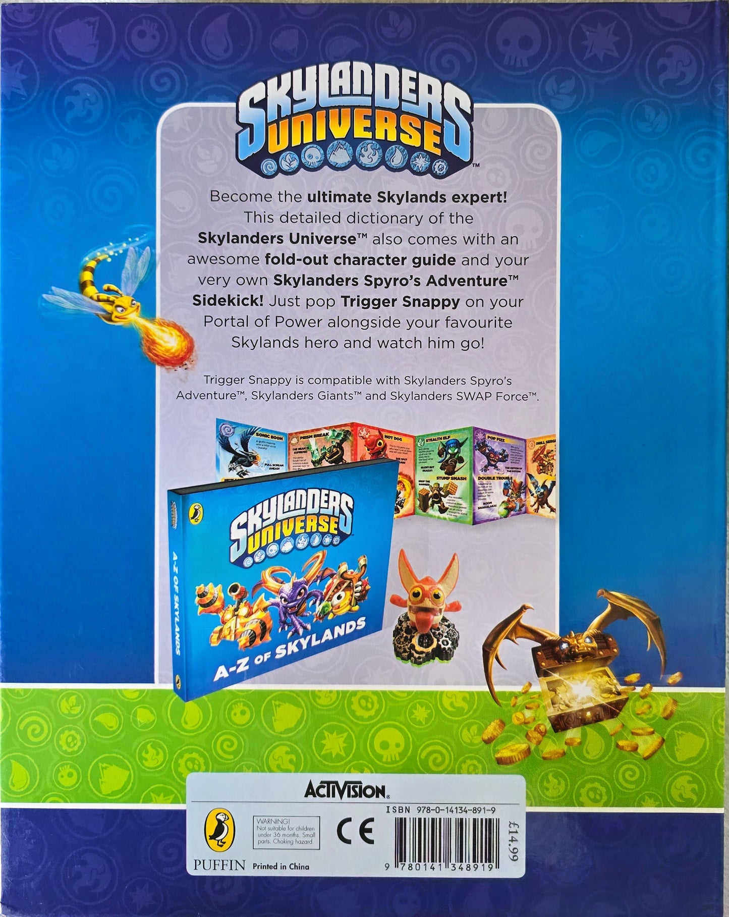 Skylanders Universe: A Z of Skylands Book Puffin Figure