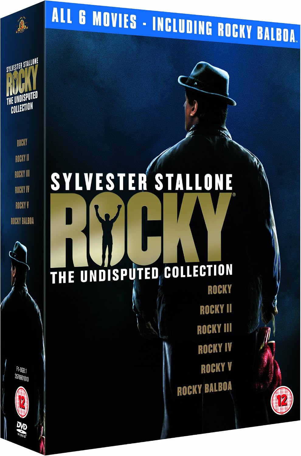 Rocky The Undisputed Collection DVD Box Set 6 Films Sylvester Stallone Boxing