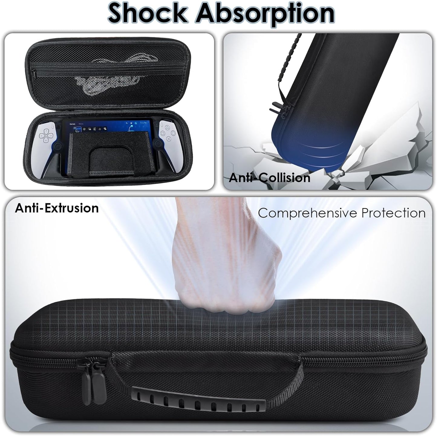 IUHOZI PS Portal Carrying Case, Hard Eva Shell Compatible with PlayStation