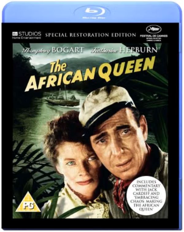The African Queen Blu-ray Classic Adventure Humphrey Bogart John Huston