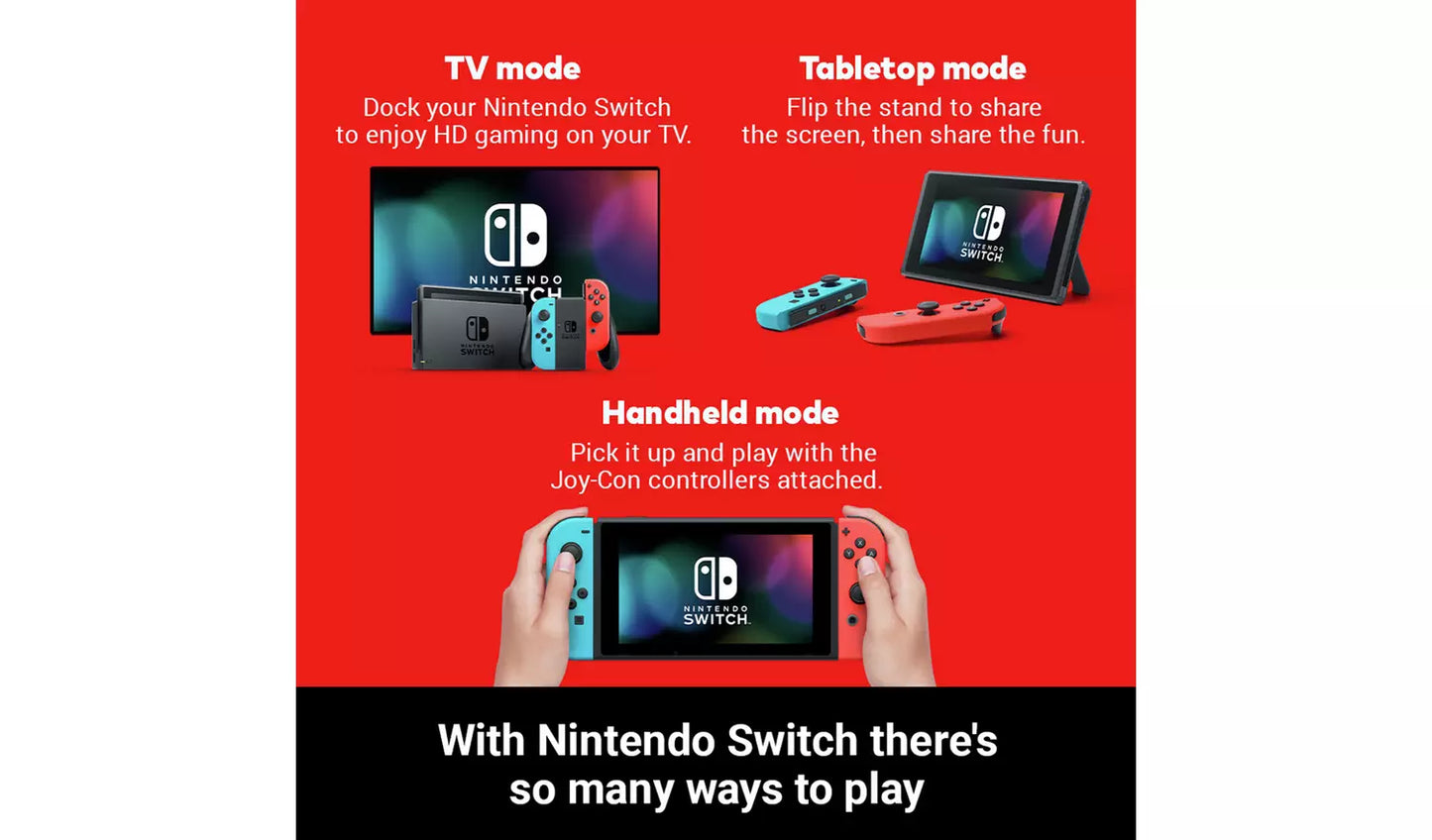 Neon Blue & Red Console New – Nintendo Switch