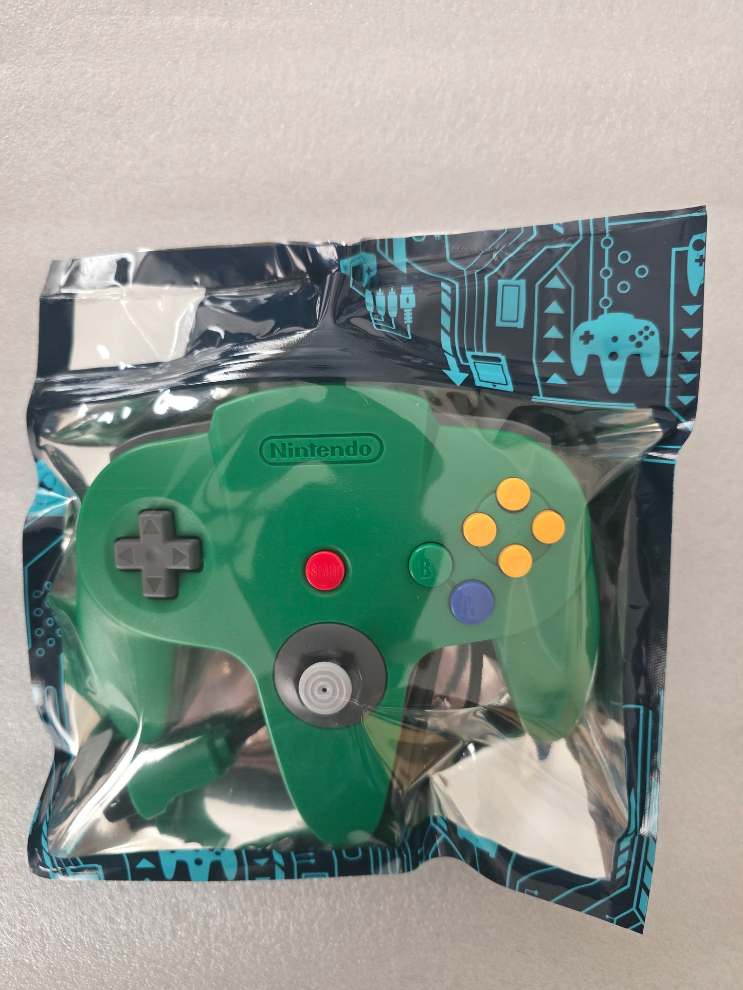Green Controller Nintendo 64 Official Nintendo PAL / NTSC N64
