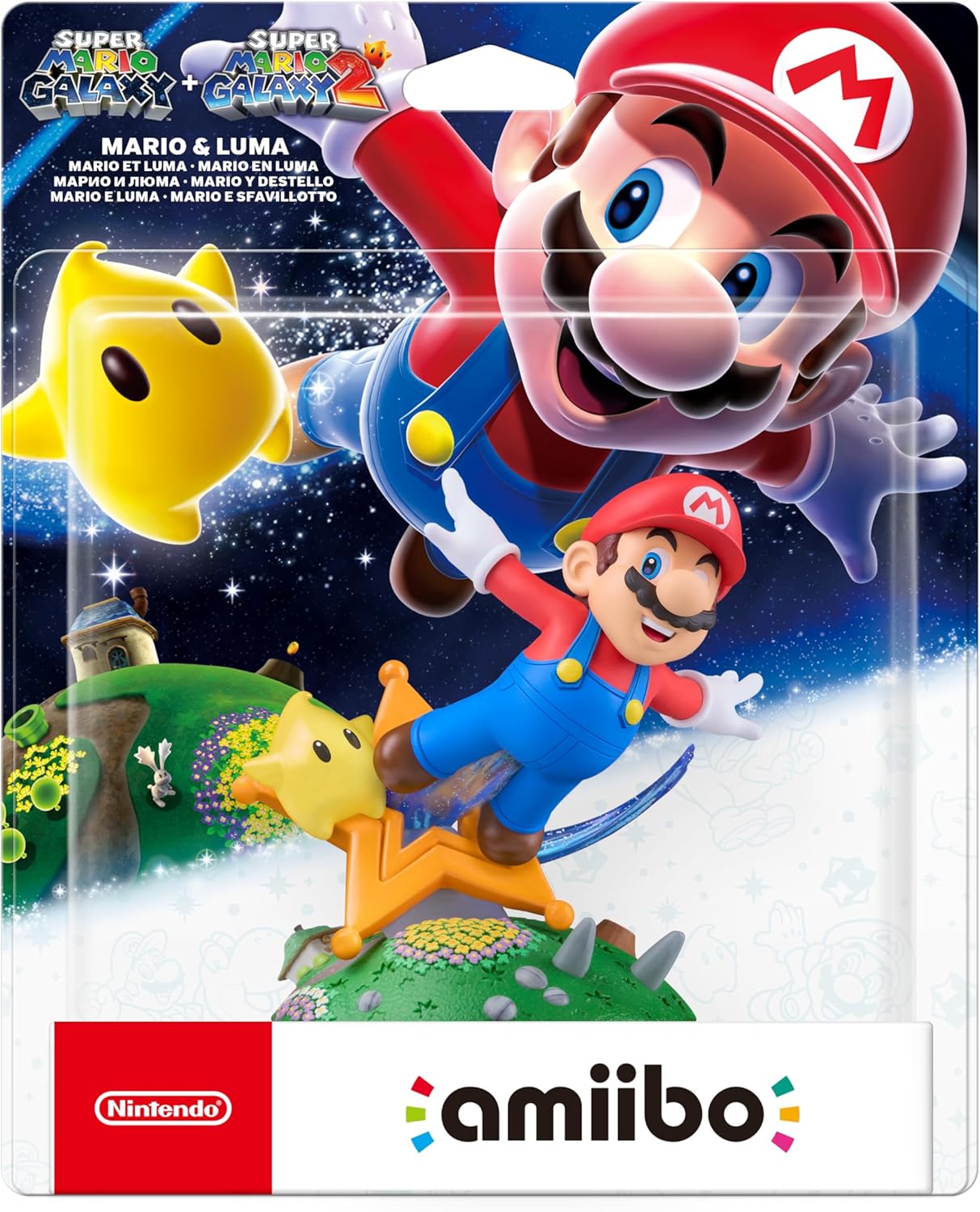 Mario & Luma Amiibo Collectible Figure Nintendo