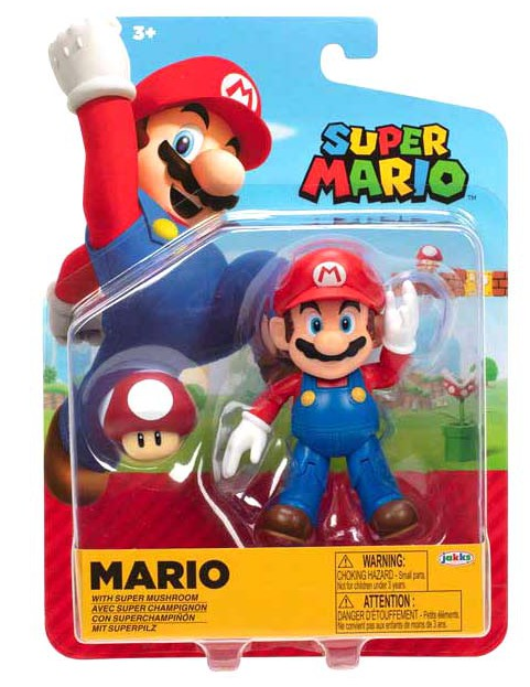 Super Mario 4" Figure Assortment – Collectible Action Figures