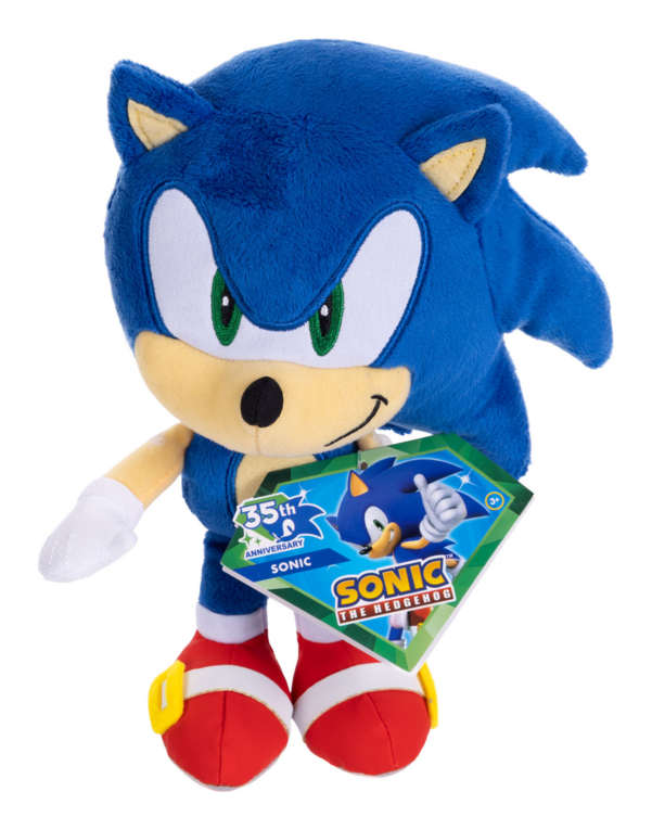 Sonic The Hedgehog 35th Anniversary 9 Inch Basic Plush Jakks Pacific Sega
