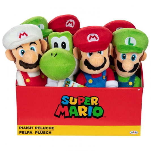 Super Mario 24cm Plush Assortment – Nintendo Soft Toy Plush Platform