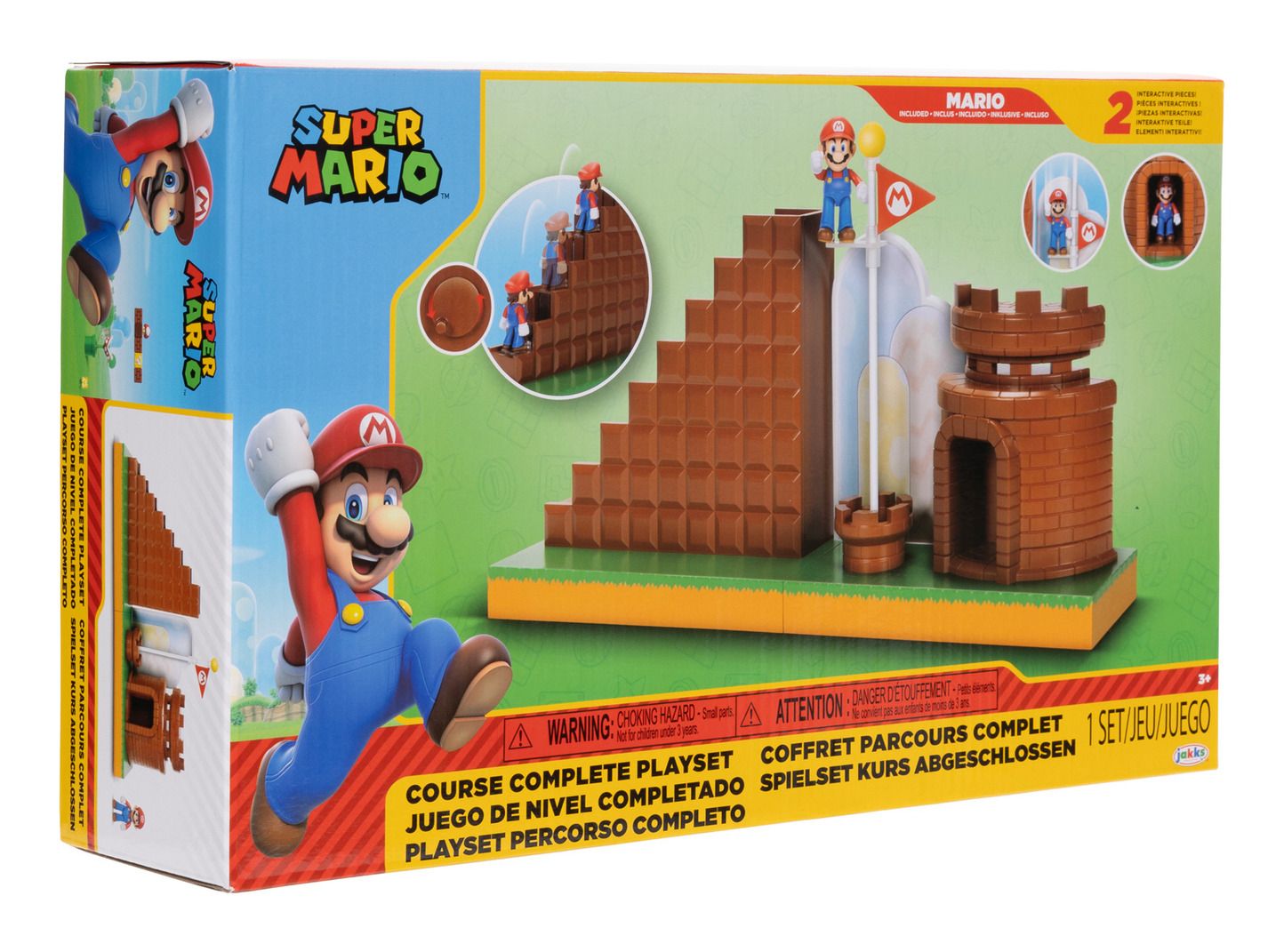Nintendo Super Mario 2.5" Level End Playset – Collectible Playset