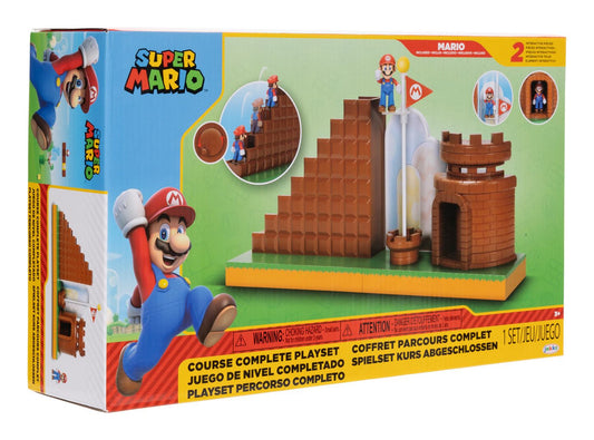 Nintendo Super Mario 2.5" Level End Playset – Collectible Playset