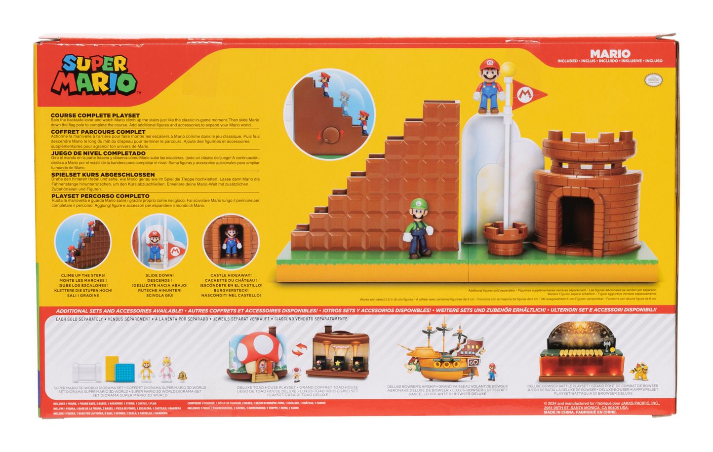 Nintendo Super Mario 2.5" Level End Playset – Collectible Playset