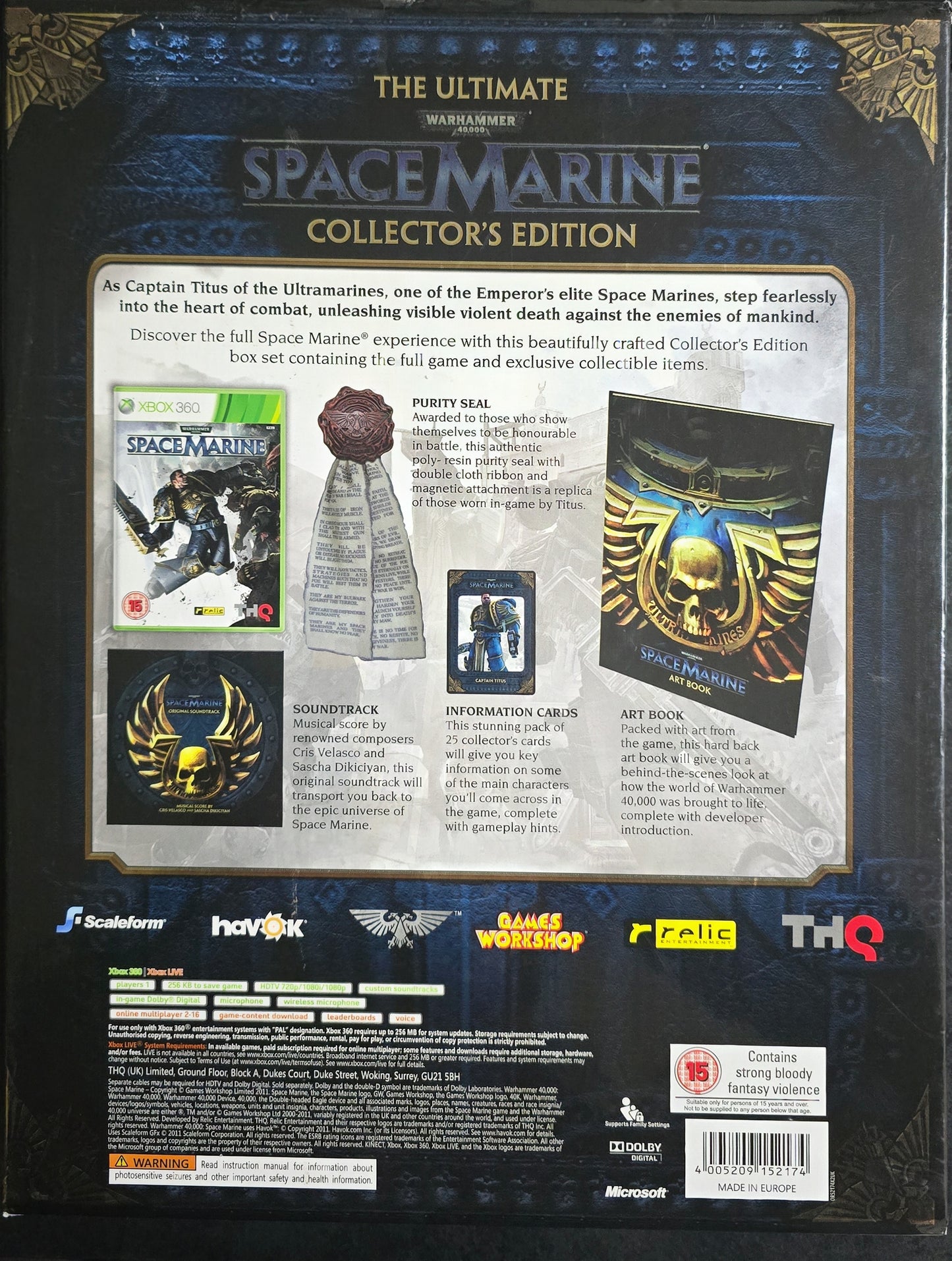 Warhammer 40,000: Space Marine – Xbox 360 Third Person Shooter Game