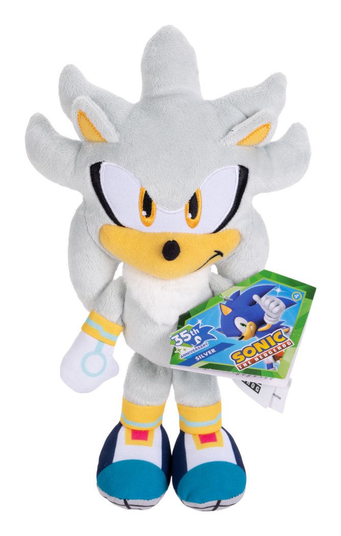Sonic The Hedgehog 35th Anniversary 9 Inch Basic Plush Jakks Pacific Sega