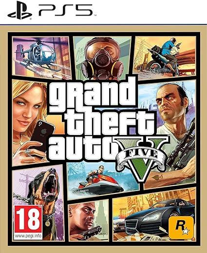 Grand Theft Auto V – PlayStation 5 Open World Action Crime Game