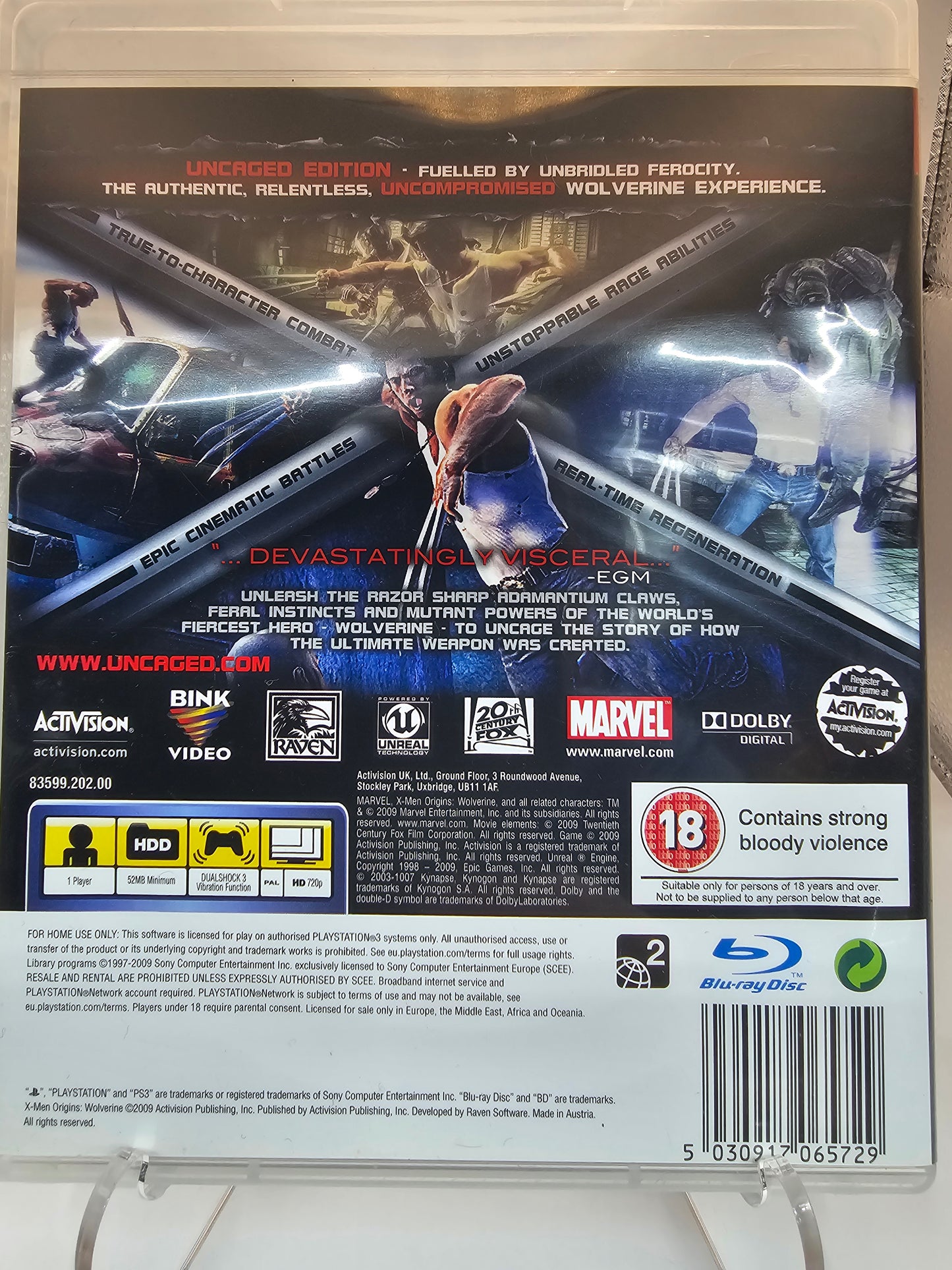 X Men Origins: Wolverine – PlayStation 3