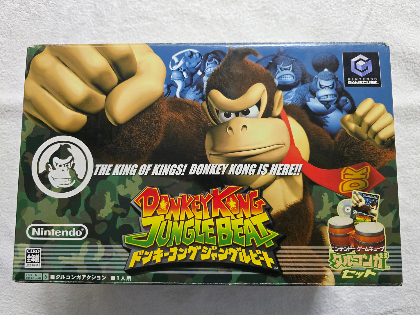 Donkey Kong Jungle Beat – Nintendo GameCube Platform Action Game Nintendo NTSC-J