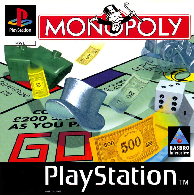 Monopoly - PS1 Board Game Hasbro Interactive
