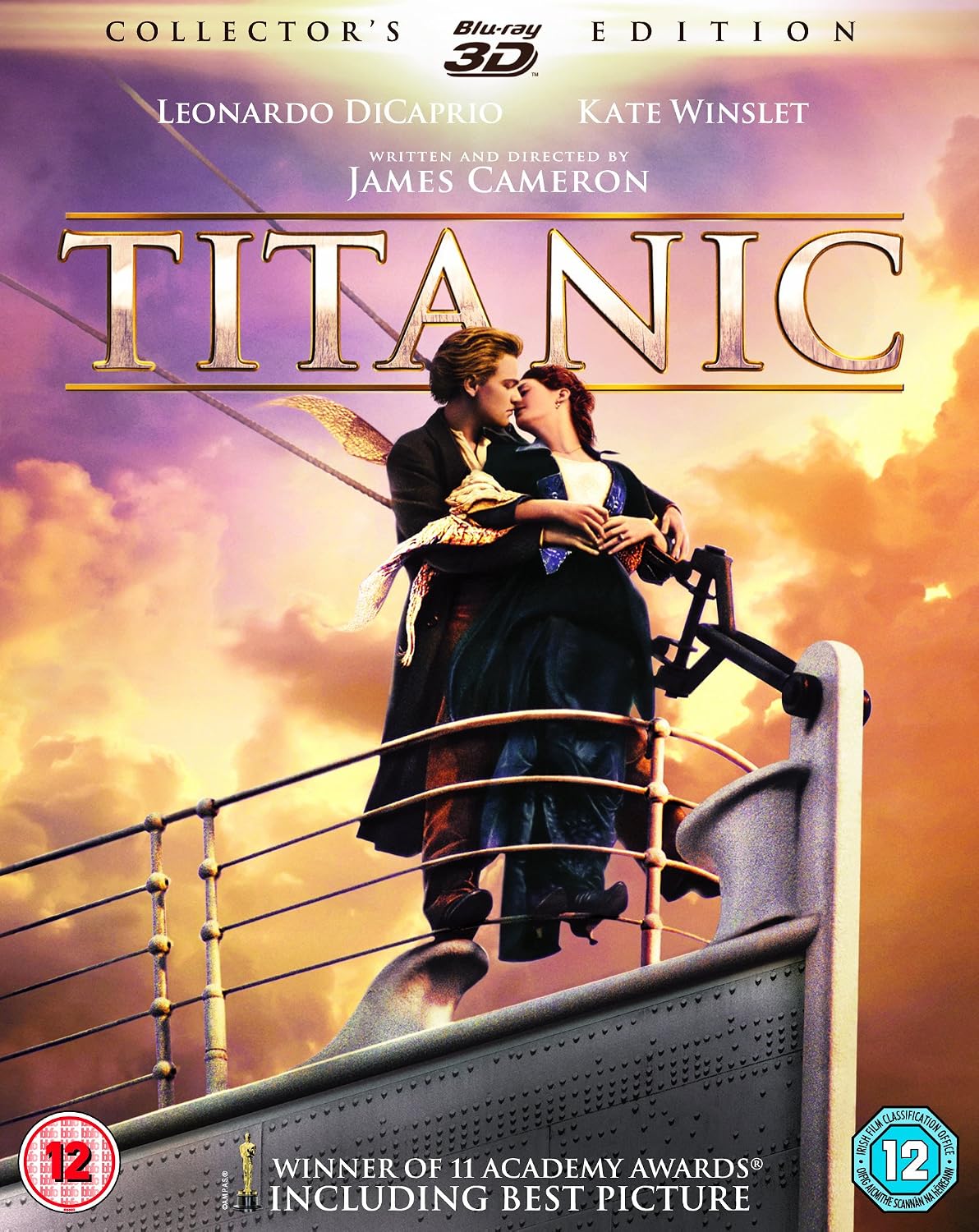Titanic Blu-ray 3D Collector's Edition James Cameron Leonardo DiCaprio 1997