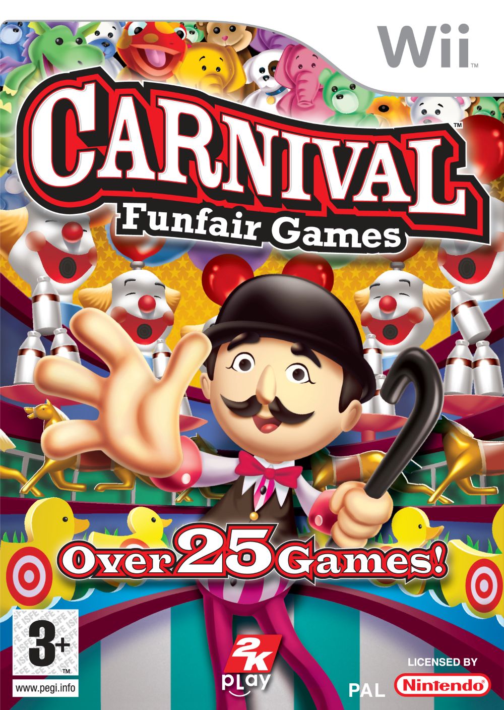 Carnival Games Nintendo Wii Family Party Mini Games 2007 Multiplayer 2K Play