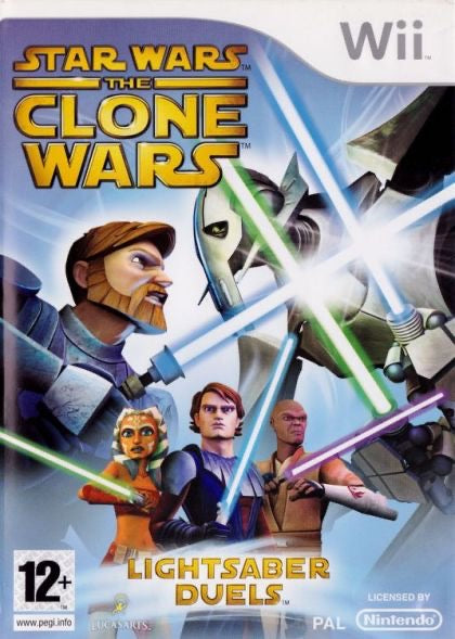 Star Wars The Clone Wars Lightsaber Duels – Nintendo Wii Action Game LucasArts