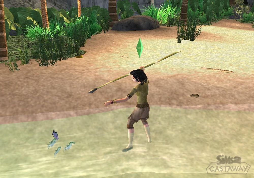 The Sims 2: Castaway  – Nintendo Wii Life Simulation Game EA