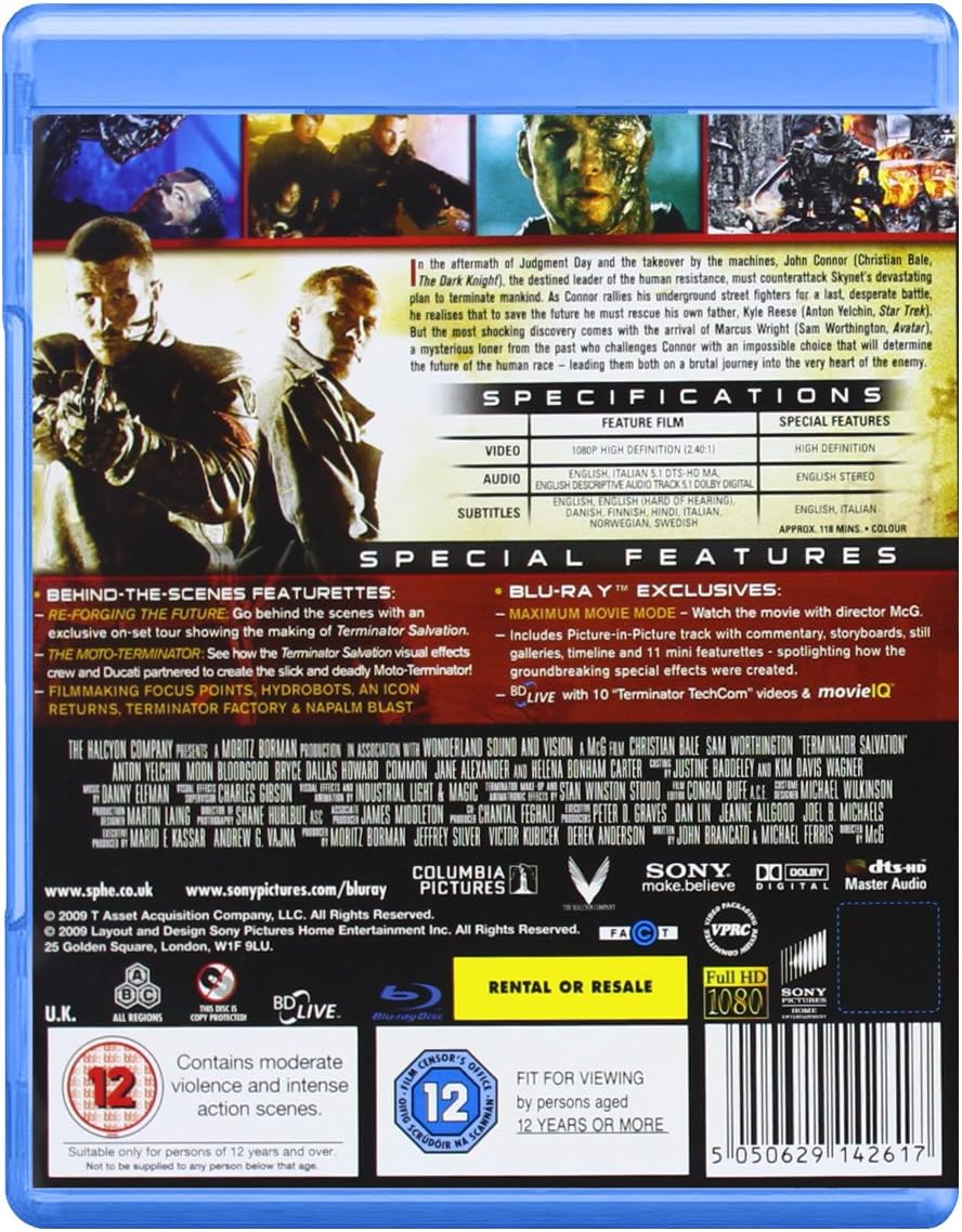 Terminator Salvation Blu-ray