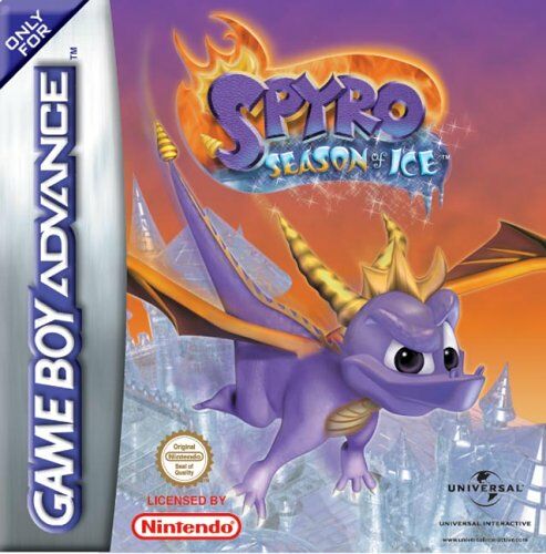 Spyro the Dragon Season of Ice – Nintendo Game Boy Advance Action Platform Game Digital Eclipse