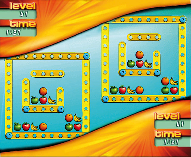 Super Fruit Fall Nintendo Wii Puzzle Game Family Brain Challenge System 3 2006