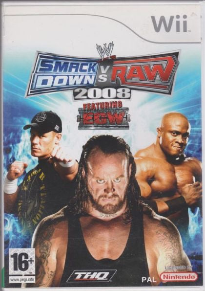 WWE SmackDown! vs. RAW 2008 – Nintendo Wii Wrestling