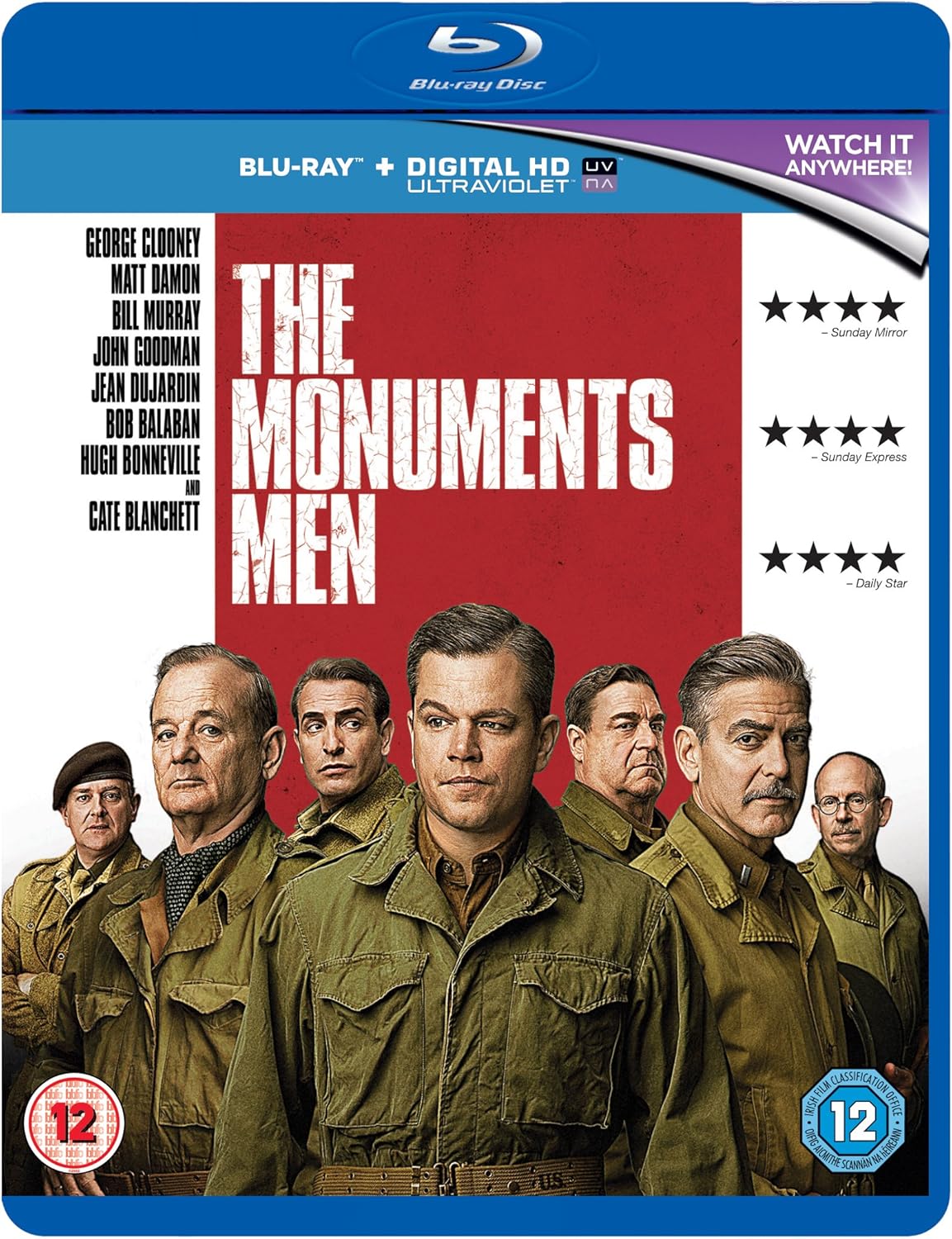 The Monuments Men – Blu Blu-ray