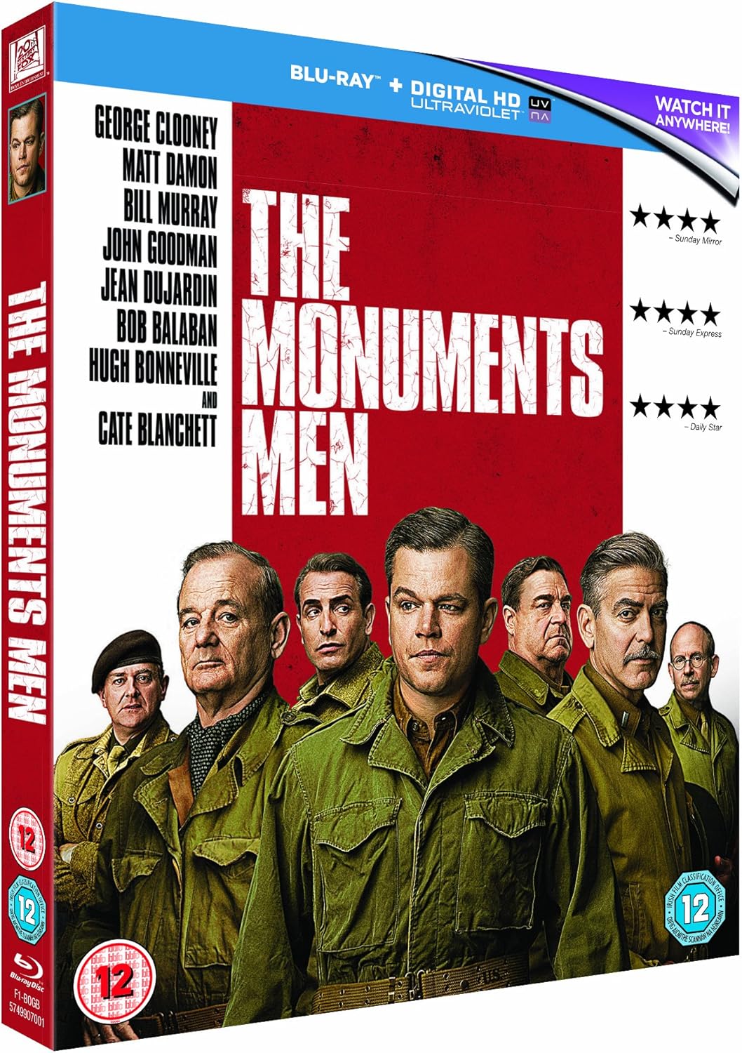 The Monuments Men – Blu Blu-ray