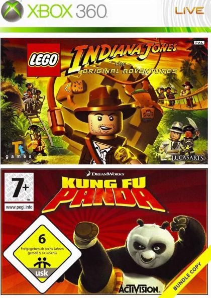 LEGO Indiana Jones: The Original Adventures / Kung Fu Panda – Xbox 360 Adventure