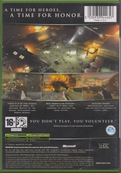 Medal of Honor: European Assault – Xbox Original