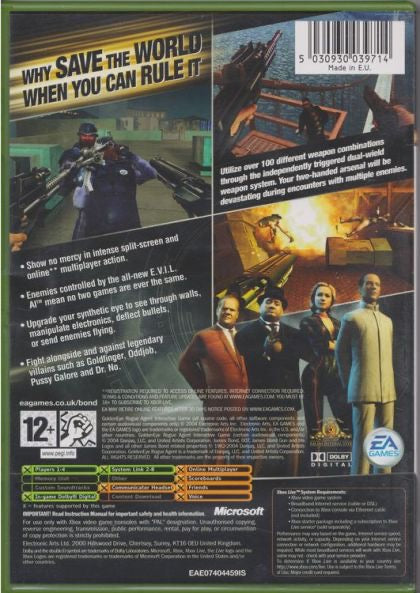 GoldenEye: Rogue Agent – Xbox Original
